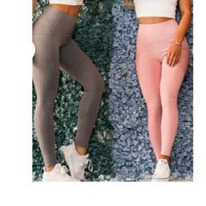 New Pink Sz XS BUFFBUNNY Leggings Tights Luna